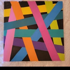 ⭐️Abstract Colorful Geometric Canvas Art